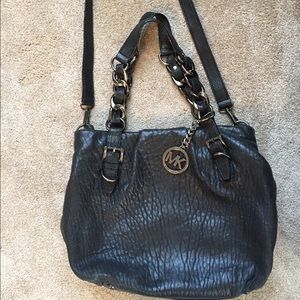 Michael Kors black shoulder/cross body purse